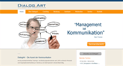 Desktop Screenshot of dialogart.de